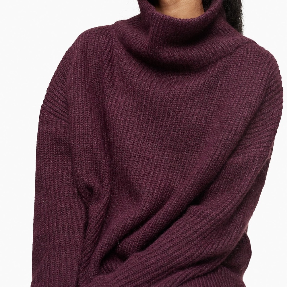 Calvin Klein Women's Plum Turtleneck Sweater